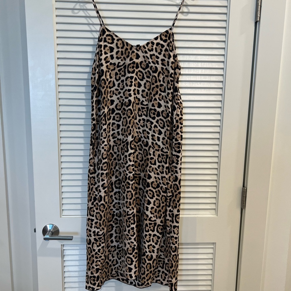 ATM Leopard Midi Dress - Picture 2 of 5